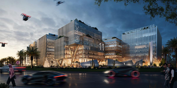 阿联酋首个人工智能办公社区 / HWKN Architecture